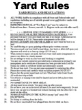 Click for Casa Rio Yard Rules